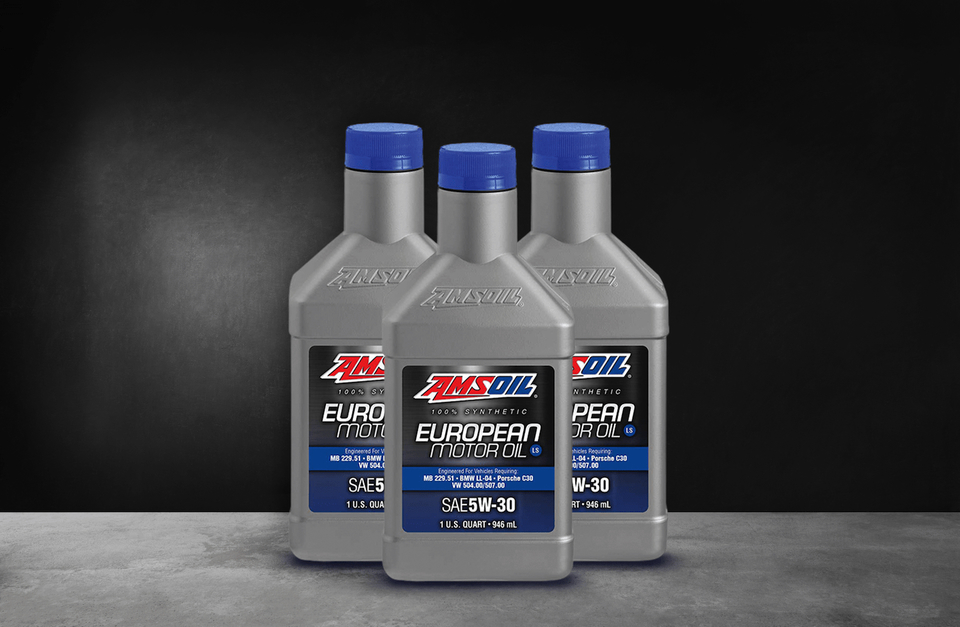 3 Bottles SAE 5W-30 LS Synthetic  European Motor Oil